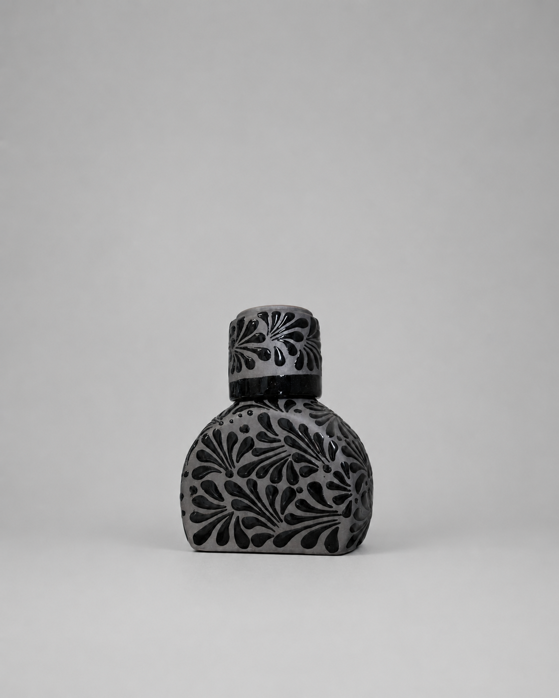 Black Talavera Decanter