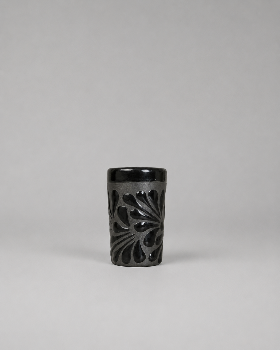 Black Talavera Shot Glass